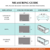 STACYPIK Soft Ivory White Sofa Covers Cats Dogs Anti-Scratch Couch Cover for Sectional Furniture Protector for 3 Cushion Couch with Tassels Anti Slip Loveseat Couch Cover Boho Couch Cover-71x134IN STACYPIK