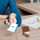 ubmpj Personalized Business Card Holder in Wooden Custom Engraved Business Card Holder for Men and Women - Durable and Multipurpose Business Gift ubmpj