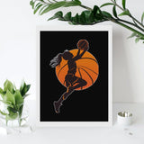 Basketball Girl Adults Diamond Painting Pictures DIY Art Crafts Kits for Home Wall Decoration 12"x16" Generic