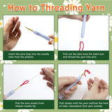 PUNICA Punch Needle Kits for Beginners with Highland Cow Pattern - Burlap Tote Bag for Adults & Kids, DIY Embroidery Starter Kit | Easy Craft Gifts (9x6.5x8.5 Inch) PUNICA