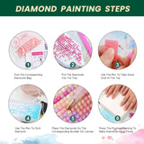 Possoco Diamond Art Kits for Adults Beginner, Birds 5D Diamond Painting Kits for Adults, DIY Round Full Drill Gem Art Painting and Crafts for Gift Home Wall Decor 14x14 Inch Possoco