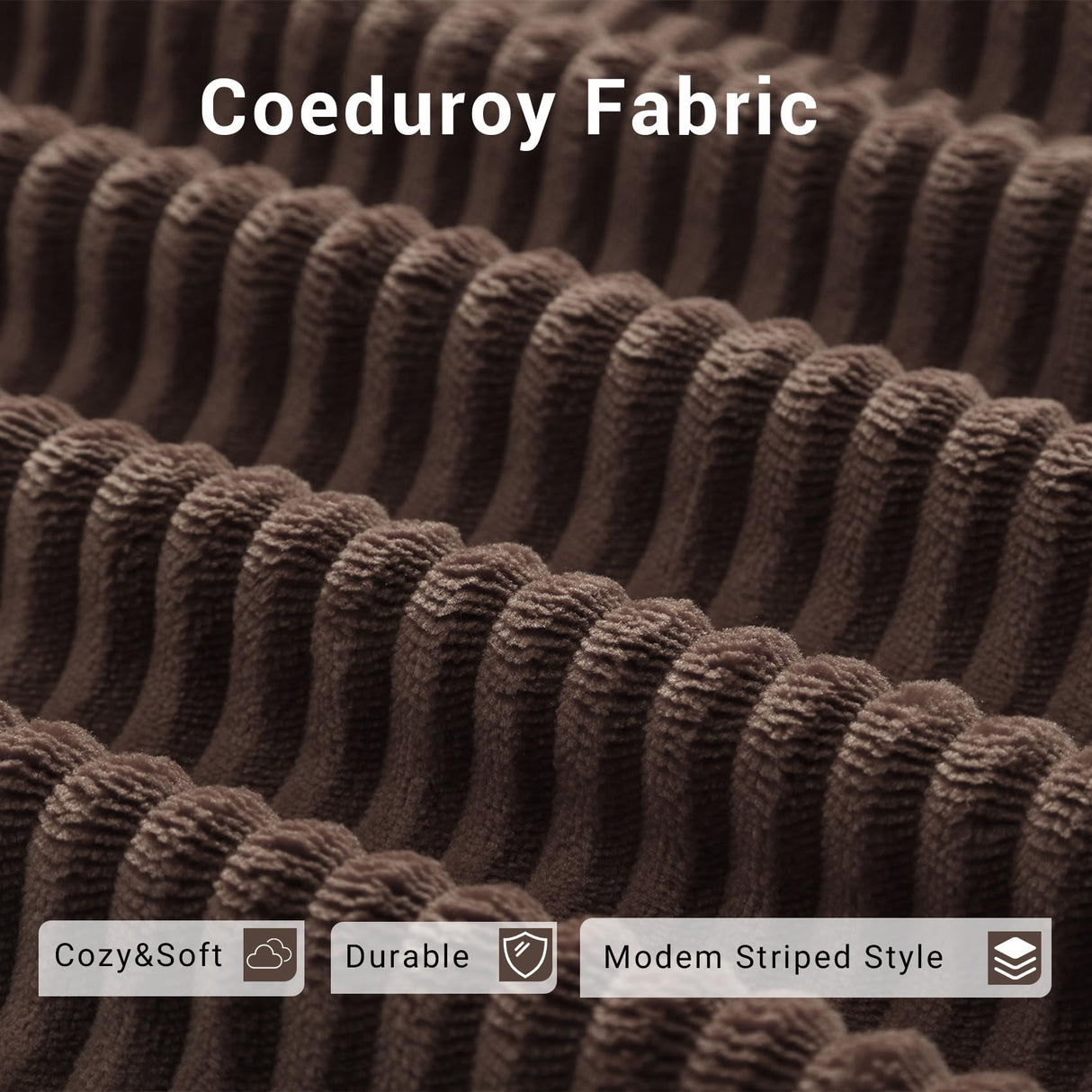 NNQ Compressed Sofa - Convertible Sofa Bed, Corduroy Compression Boneless Couch in a Box, Comfy Modular Foldable Floor Sleeper Sofa for Bedroom, Living Room (Corduroy Fabric, Brown) NNQ