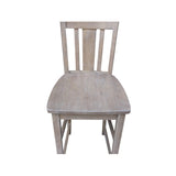 International Concepts San Remo Bar Height Stool, Washed Gray Taupe IC International Concepts