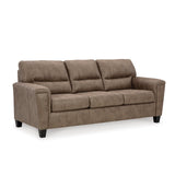 Signature Design by Ashley Navi Modern Queen Sofa Sleeper with Removable Cushions, Dark Brown Signature Design by Ashley