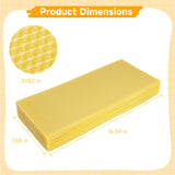 60-Pack Beeswax Sheets, 16-1/3 inch x 7-2/3 inch,Beehive Wax Foundation, Beeswax Foundation Sheet, Beeswax for Candle Making Beekeeping Varku