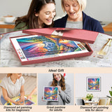 SJUTOUCI Diamond Painting Kits for Adults, Landscape Diamond Art Kits for Beginners, 5D DIY Aurora Diamond Bead Art, Full Drill Gem Craft Home Decor 12x12 inch SJUTOUCI