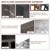 Giantex Wood 8 Cube Bookcase, Open Freestanding 3-Tier Bookshelf, Multipurpose Display Shelf for Living Room, Bedroom, Children's Playroom, Reading Room Giantex