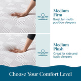 LUCID 12 Inch Memory Foam Mattress - Medium Plush Feel - Infused with Refreshing Bamboo Charcoal and Cooling Gel - Bed in a Box - Temperature Regulating - Pressure Relief - Breathable - Full Size LUCID