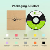 Soleyin Ultra PLA Filament 1.75mm PLA 3D Printer Filament High Speed 30-600mm/s Dimensional Accuracy +/- 0.02mm, 1kg Spool (2.2lbs)-Rosehip Skouphy
