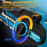 Angseen Mini Chainsaw 6 Inch, 2025 Upgrade 1000W Brushless Motor Electric Chainsaw Cordless with 4000mAh Batteries & Auto Oiler, Small Chainsaw Battery Powered for Tree Branches Trimming Wood Cutting Angseen
