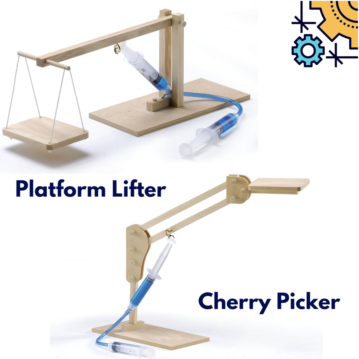 PATHFINDERS STEM Kit- Hydraulics 4-in-1– Build 4 Hydraulic Machines | Engineering Model Kit for Kids 8+ | Educational Science Toy | Learn Physics & Mechanics | Wooden DIY Project Pathfinders
