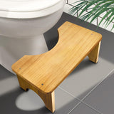 AZEN Toilet Stool Squat Adult, Wood Poop Stool for Bathroom Adults, Portable Toilet Potty Stool for Adults, 7 Inch Height AZEN
