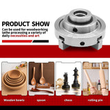 Nakkaa 6 Inch Precision Self Centering Woodturning Lathe Chuck Set 4 Jaw Self Centering Lathe Chuck Thread 1 x 8TPI Nakkaa