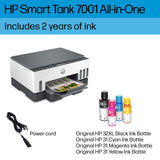 HP Smart -Tank 7001 Wireless All-in-One Cartridge-free Ink -Tank Printer, up to 2 years of ink included, mobile print, scan, copy (28B49A) HP
