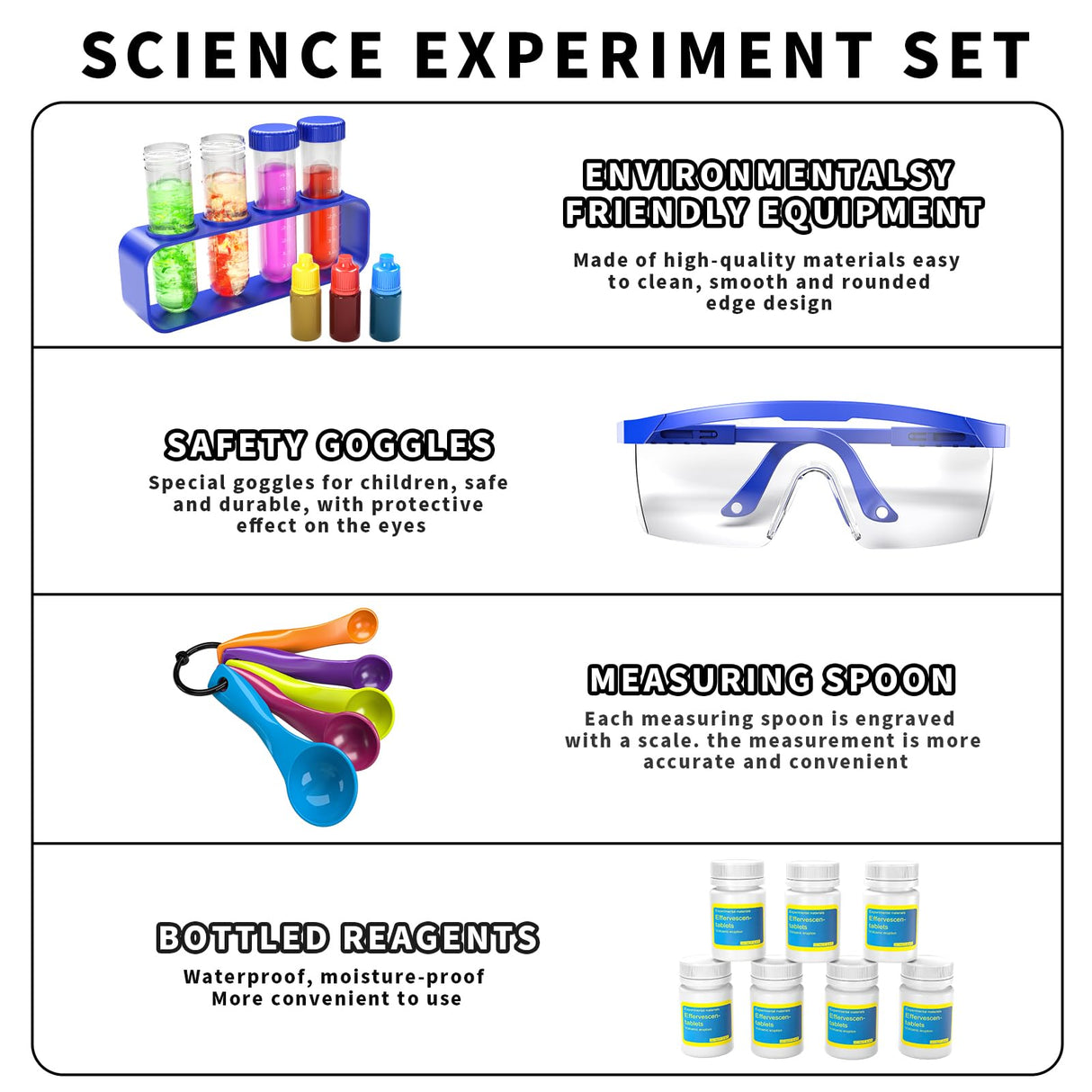 SNAEN 240+ Lab Experiments Science Kits, Chemistry Set, Crystal Growing, Erupting Volcano, STEM Activities Educational Toys Gifts for 6 7 8 9 10 11 Years Old Boys Girls Kids Toys SNAEN