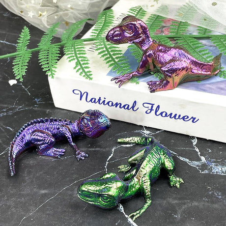 RESINWORLD Set of 6 Pieces 3D Dinosaur Silicone Molds, Dino Baby Resin Mold, Cute Animal Dinosaur Mold for Resin Plaster Clay Casting ResinWorld