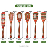 Wooden Spoons for Cooking, WOSPONFAN Kitchen Utensils Set, Pakkawood Kitchen Cooking Utensils Set, Apartment Essentials Wood Serving Spatula spoon, Salad Tongs, Home & kitchen Gift for Women wosponfan