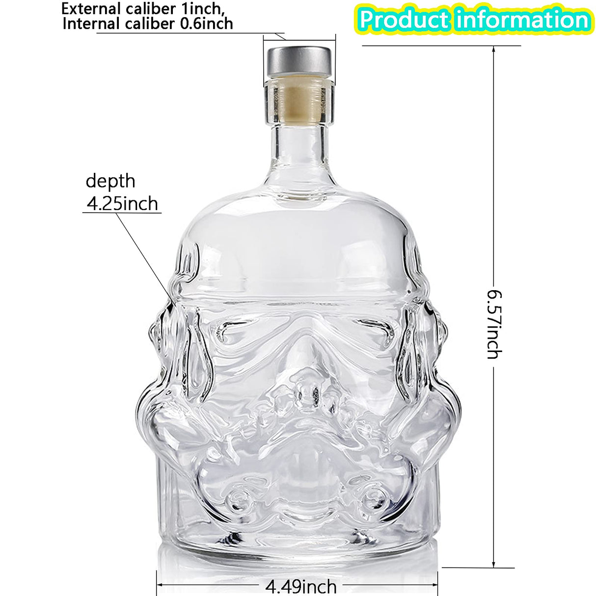 Whiskey Decanter with 2 Glasses, Whiskey Decanter Set, Father's Day Gifts, Husband Or Dad Birthday Gift, Whiskey Carafe for Wine, Liquor, Scotch, Bourbon, Brandy - 750ML VI AI
