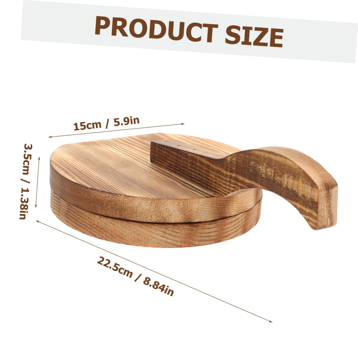 Dough Presser Dumpling Wrapper Mold Wood Wooden Wooden Taco Press KICHOUSE