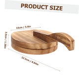 Dough Presser Dumpling Wrapper Mold Wood Wooden Wooden Taco Press KICHOUSE
