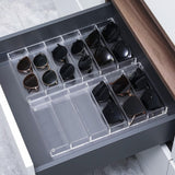 Acrylic Sunglasses Storage Organizer Tray Clear Display Case for Eyewear 6 Grid (1) Kenpal