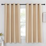 NICETOWN Room Darkening Window Shade and Blind - (Biscotti Beige Color) Light Reducing & Privacy Protection Blackout Short Curtain/Drape/Drapery for Kid's Bedroom, 52x63 inches, 1 Piece NICETOWN