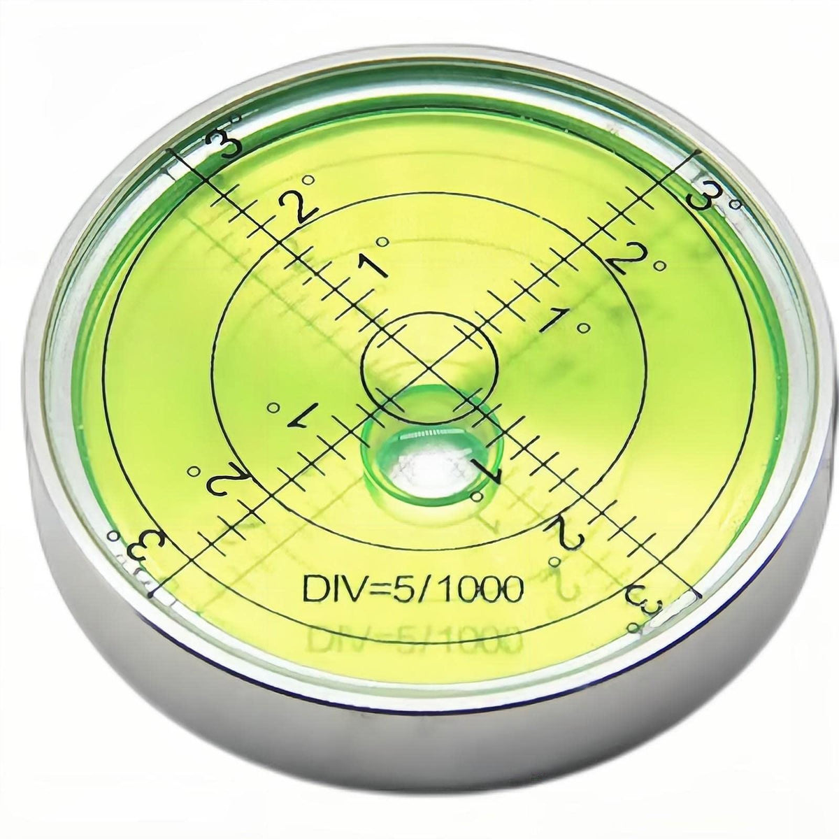 Circular Bubble Levels 2.4 Inch 60mm Accuracy 15'/2 Round High Precisi ...