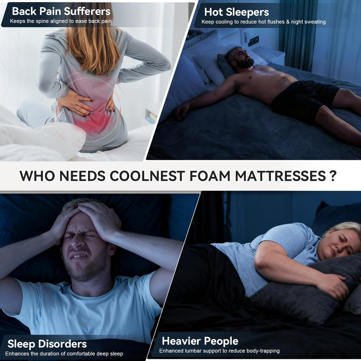 Nocavellis Twin Mattress 10 Inch Twin Size Mattresses in a Box Spring Hybrid Twin Bed Memory Foam Mattress Comfort Breathable Fabric Cooling Gel Pressure Relief, Medium Firm Nocavellis