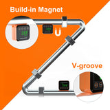 Mecurate Digital Angle Gauge and Protractor, Precise Measurement Digital Angle Finder tool with LCD and Backlight for Woodworking and Building Mecurate