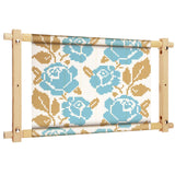 Needlepoint Embroidery Tapestry Scroll Frame Cross Stitch Frame Wooden Needlepoint Stretcher Wood Needlework Quilting Hoop Stand Stitching Holder Tool for Sewing, 12 x 21 Inch Yookeer