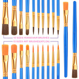 ESRICH 77PCS Professional Painting Set, Acrylic Paint, Watercolor Paint, with 1 Wood Easel, 48Colors, Brushes, Canvases, Painting Supplies Kit for Kids,Students, Artists and Beginner ESRICH