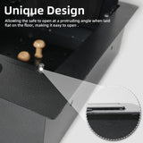 XDeer Hidden In Wall Safes Between Studs with Removable Pegboard,0.405 cuft Hidden Security Floor Safe with Key Lock for Handgun, Jewelry, Passport XDeer