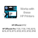 HP 952 Black Ink Cartridge | Works with HP OfficeJet 8702, HP OfficeJet Pro 7720, 7740, 8210, 8710, 8720, 8730, 8740 Series | Eligible for Instant Ink | F6U15AN HP