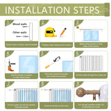 TANGWIN Wood Curtain Rods for Windows 48 to 84 Inch(4-7ft),1 Inch Adjustable Curtain Rod,Heavy Duty Curtain Rods,Wooden Netted Texture Finials Drapery Rods,Single Window Curtain Rod 36-88",Brown Wood TANGWIN