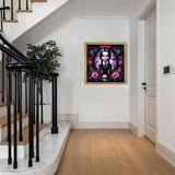 DAZZLEDOTS Diamond Art Kits for Adults, Cartoon Diamond Painting Kits for Beginner Halloween Round 5D Full Drill Diamond Dots Crafts for Home Wall Decor Gifts 14x14 Inch DAZZLEDOTS