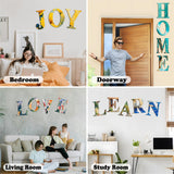 Large Wooden Letters for Wall Decor, 17 inch Big Wood Letters, Giant Wooden Letter G, Unfinished Wood Alphabet Letters for Crafts, Name Sign, Rustic Wedding, Christmas Home Decoration Coowayze