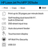 HP Laserjet Pro MFP 3101sdw Printer HP