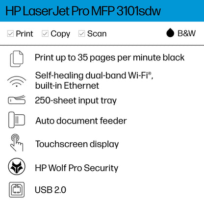 HP Laserjet Pro MFP 3101sdw Printer