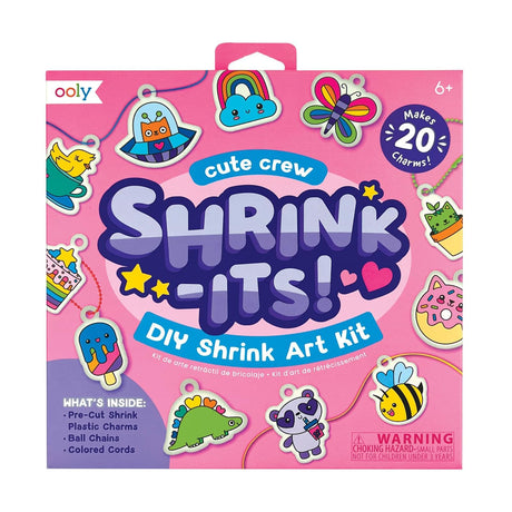 Ooly Shrink-Its! 28 PC DIY Shrinking Art Kit That Creates Charms and Tags & Chunkies Quick Drying Tempera Paint Sticks for Kids Set of 12 Classic Colors Ooly