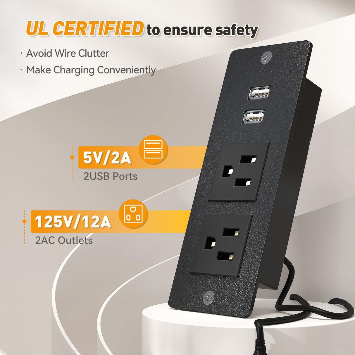 EnHomee 55” W Dresser, Black Dresser for Bedroom with Power Outlet & LED Lights for 65" TV Stand for Bedroom Dresser with 9 Fabric Drawers, Sturdy Dressers for Bedroom, Closet, Entryway EnHomee