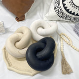 S-SNAIL-OO 2-Link Wood Chain / Knot Décor, Hand Carved Boho Bead Home Shelf Decor Suitable for Bedroom, Living Room, Coffee Table, Black S-SNAIL-OO