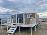 20ft/40ft Storm-Proof Modular Prefab Home | DIY Flat-Pack Kit with Full Kitchen & Bathroom | CE Certified | 10-Year Structural Warranty | Customizable Add-Ons Available Generic