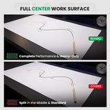 SIAGO Electric Standing Desk Adjustable - 48 x 24 Inch Sit Stand up Desk with Cable Management - 3 Memory Preset Adjustable Height Table SIAGO
