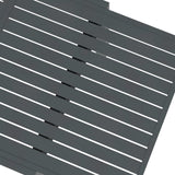 Outsunny Expandable Patio Dining Table for 4-6, 35.5" -70.75" Aluminum Extendable Outdoor Dining Table, Square/Rectangular Patio Table for Garden, Backyard, Poolside, Deck, Gray Outsunny