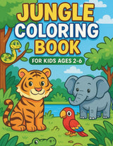 Jungle Coloring Book WoodArtSupply
