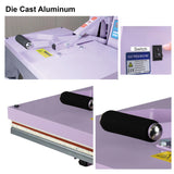 Ginkartu Ginkartu 16" x 24" Slide Out Heat Press Machine for T Shirts, Clamshell Pull Out Platen, Industrial Digital Sublimation Printer for Heat Transfer Vinyl, DIY& Small Business (Purple, L16*W24) Ginkartu