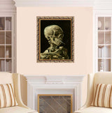 liziciti 5D Diamond Painting Kits Van Gogh for Adults, 12x16in Diamond Art Kits Full Drill Canvas Art Picture DIY for Wall Decor (Smoking Skull) liziciti