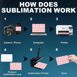 40PCS Sublimation Envelopes Blank,4.1 x 2.7 inch Gift Card Holders, Sublimation Gift Card Envelopes, Wedding Party Favors, Greeting Cards Mailing, Business Cards Cevhzoe