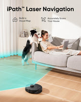 eufy L60 Robot Vacuum, Ultra Strong 5,000 Pa Suction, iPath Laser Navigation, for Deep Floor Cleaning, Ideal for Hair, Hard Floors eufy