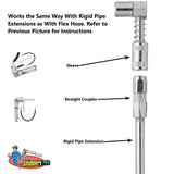 Slippery Pete 90 Degree Grease Coupler Snaps on to Grease Fittings in Tight Spaces Slippery Pete